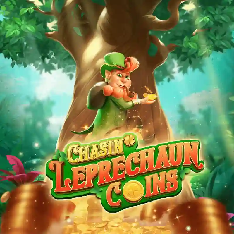 Chasing Leprechaun Coins slot game logo mvip77